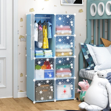 טען את התמונה לגלריה , יחידת אחסון ותלייה מבמבוק משלבת מגירות ותאי אחסון