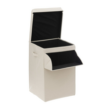 טען את התמונה לגלריה , סל כביסה 65 ליטר מתקפל - קרם 174761O