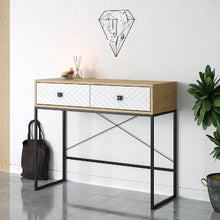 טען את התמונה לגלריה , קונסולת כניסה מהודרת בעלת שתי מגירות ובשישה צבעים לבחירה