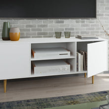 טען את התמונה לגלריה , מזנון מודרני וטרנדי כולל מדף לאחסון בתשעה צבעים לבחירה