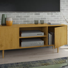 טען את התמונה לגלריה , מזנון מודרני וטרנדי כולל מדף לאחסון בתשעה צבעים לבחירה