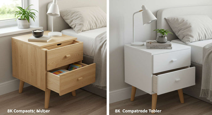 איך לבחור שידה לצד המיטה לדירה קטנה