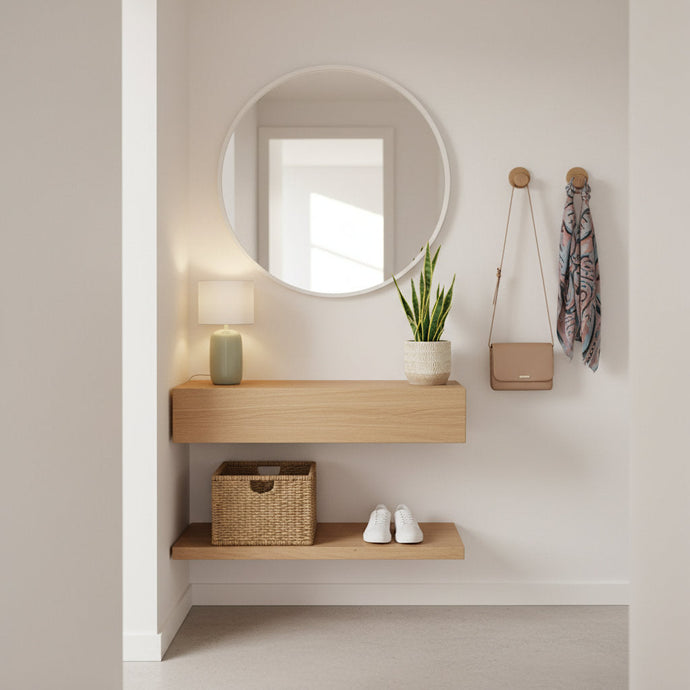 קונסולות כניסה לדירה קטנה: עיצוב ואחסון חכם