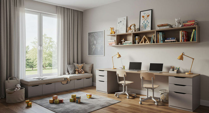 רהיטים לחדר הילדים לאחר החזרה ללימודים