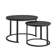 טען את התמונה לגלריה , זוג שולחנות צעירים ומודרניים דגם קאיין – צבעים לבחירה
