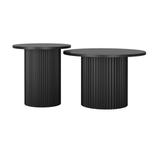 טען את התמונה לגלריה , זוג שולחנות מדורגים מודרניים עגולים במגוון צבעים
