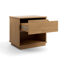 טען את התמונה לגלריה , שידת לילה קומפקטית עם מגירה לאחסון ותא אחסון פתוח - במגוון צבעים
