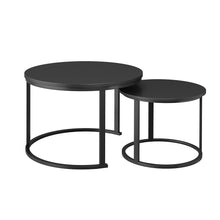 טען את התמונה לגלריה , זוג שולחנות צעירים ומודרניים דגם קאיין – צבעים לבחירה
