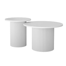 טען את התמונה לגלריה , זוג שולחנות מדורגים מודרניים עגולים במגוון צבעים
