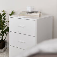 טען את התמונה לגלריה , שידת שלוש מגירות יוקרתית במגוון צבעים לבחירה
