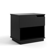 טען את התמונה לגלריה , שידת לילה קומפקטית עם מגירה לאחסון ותא אחסון פתוח - במגוון צבעים
