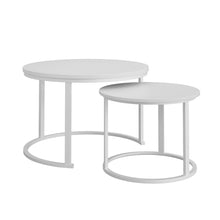 טען את התמונה לגלריה , זוג שולחנות צעירים ומודרניים דגם קאיין – צבעים לבחירה
