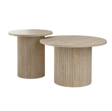 טען את התמונה לגלריה , זוג שולחנות מדורגים מודרניים עגולים במגוון צבעים
