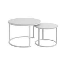 טען את התמונה לגלריה , זוג שולחנות צעירים ומודרניים דגם קאיין – צבעים לבחירה
