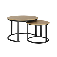 טען את התמונה לגלריה , זוג שולחנות צעירים ומודרניים דגם קאיין – צבעים לבחירה
