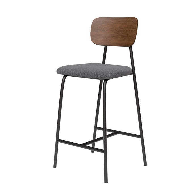 כיסא בר אלגנטי ומינימליסטי צבע אפור