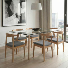 טען את התמונה לגלריה , רביעית כיסאות פינת אוכל מעץ משולב ריפוד מפנק ובמגוון צבעים לבחירה
