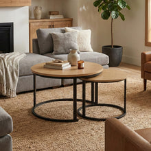 טען את התמונה לגלריה , זוג שולחנות צעירים ומודרניים דגם קאיין – צבעים לבחירה
