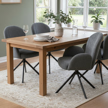 טען את התמונה לגלריה , רביעית כיסאות פינת אוכל מסתובבים באפור
