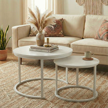 טען את התמונה לגלריה , זוג שולחנות צעירים ומודרניים דגם קאיין – צבעים לבחירה
