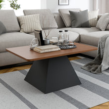 טען את התמונה לגלריה , שולחן סלון מודרני יוקרתי אגוז
