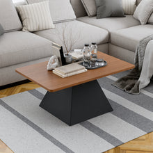 טען את התמונה לגלריה , שולחן סלון מודרני יוקרתי אלון מבט על
