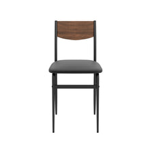 טען את התמונה לגלריה , כיסא פינת אוכל מרופד באפור
