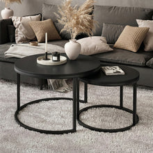 טען את התמונה לגלריה , זוג שולחנות צעירים ומודרניים דגם קאיין – צבעים לבחירה
