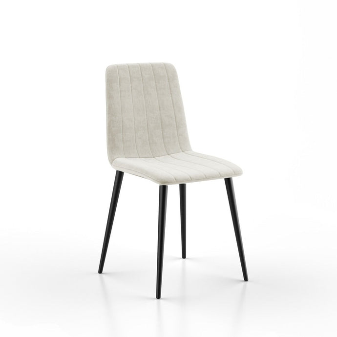 כיסא פינת אוכל לבן שמנת