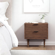 טען את התמונה לגלריה , שידת לילה בעלת שתי מגירות גדולות שקטות במגוון צבעים לבחירה
