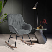 טען את התמונה לגלריה , כורסת נדנדה בצבע אפור
