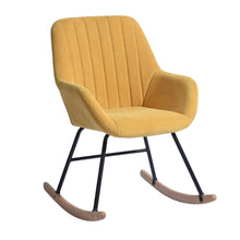 טען את התמונה לגלריה , כורסת נדנדה בצבע צהוב
