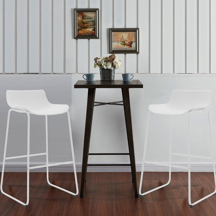 כיסא בר אלגנטי בצבע לבן