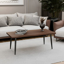 טען את התמונה לגלריה , שולחן סלון מעוצב בצבע אגוז
