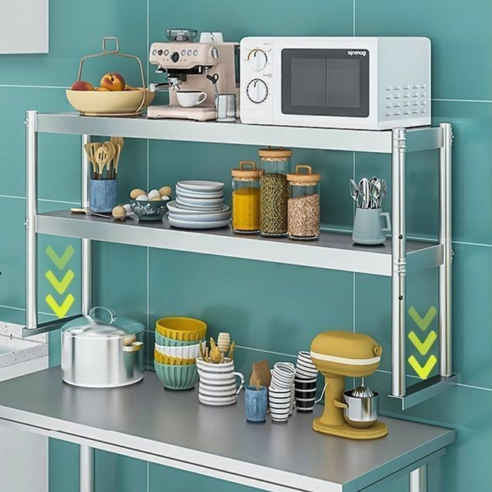 יחידת מדפי נירוסטה 1.8 מטר