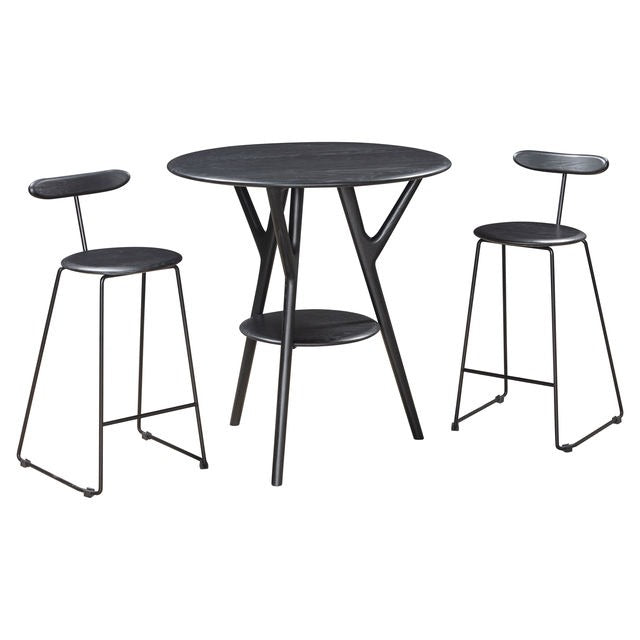 כיסאות בר בצבע שחור