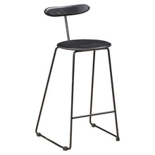 טען את התמונה לגלריה , כיסא בר יוקרתי ומעוצב בצבע שחור
