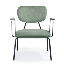 טען את התמונה לגלריה , כורסא מעוצבת טורקיז בשילוב רגליים מושחרות
