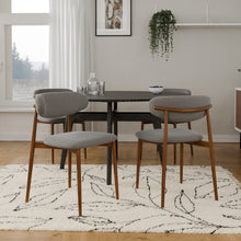 טען את התמונה לגלריה , כיסא פינת אוכל מעוצב בצבע אפור
