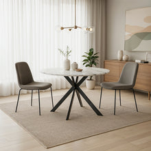 טען את התמונה לגלריה , שולחן פינת אוכל מודרני בצבע שיש לבן
