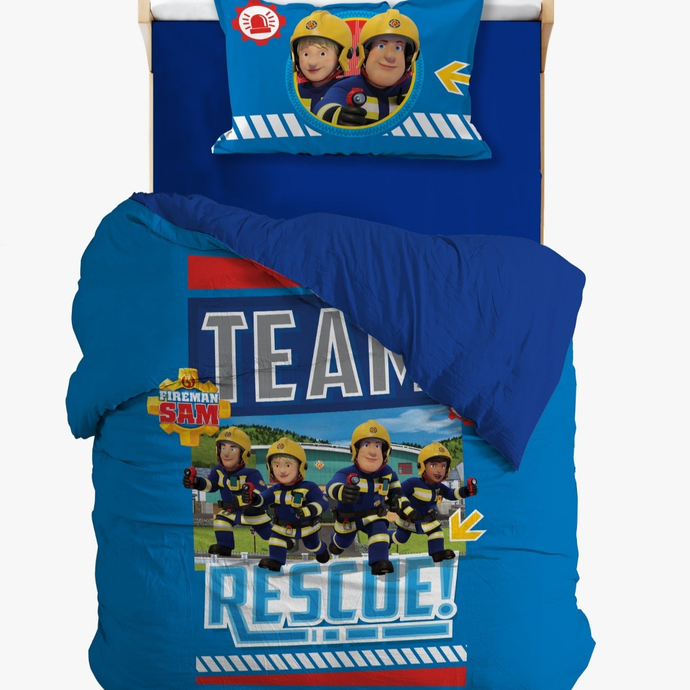 סט מצעים מיטה וחצי סמי הכבאי הגיבורים