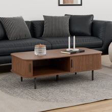 טען את התמונה לגלריה , שולחן סלון מהודר בצבע אגוז
