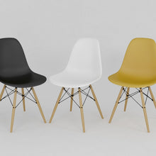 טען את התמונה לגלריה , רביעיית כסאות מודרניים עם רגלי עץ במגוון של צבעים לבחירה
