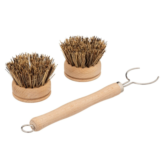 מברשת כלים טבעית בשילוב ראש מתחלף - 164784