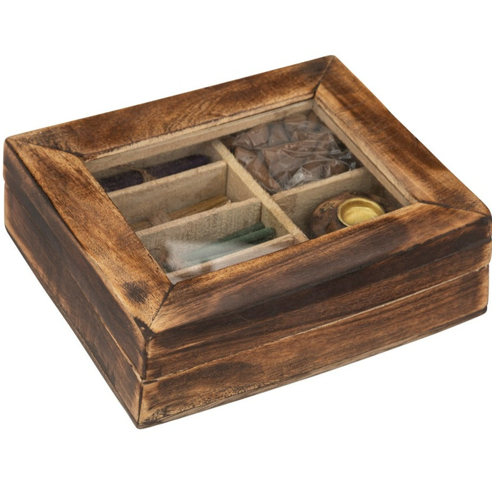 מארז קטורת מעץ מנגו - 192737